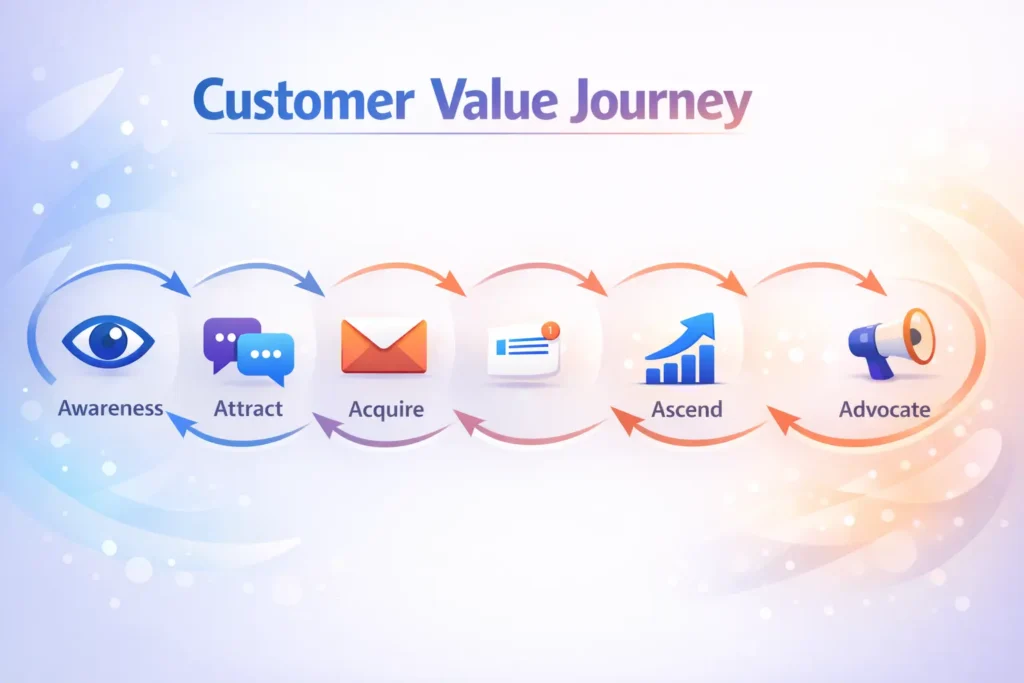 Customer Value Journey (5A Framework)