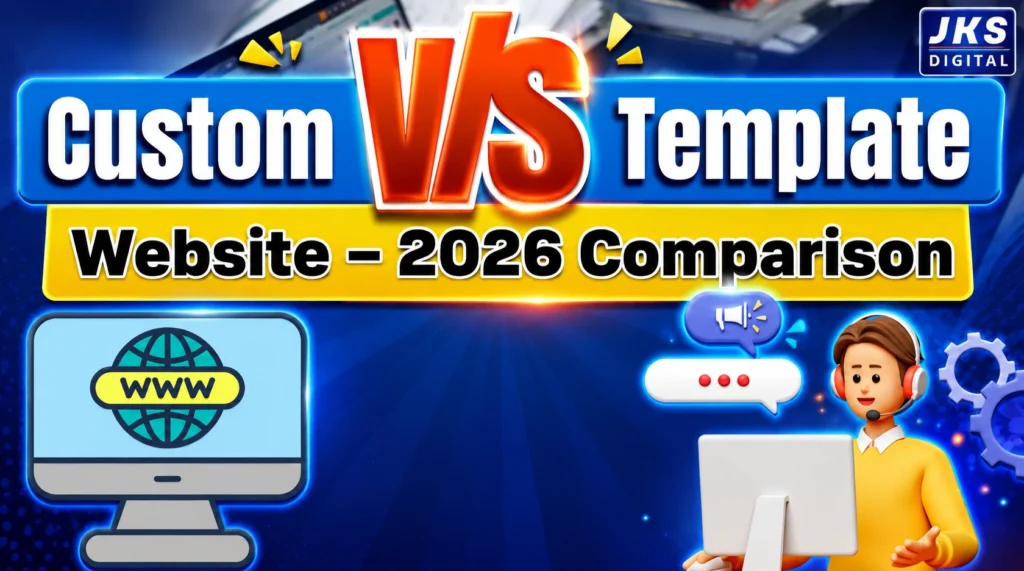 Custom Website vs Template Website – Which Is Better in 2026? (Complete Comparison)