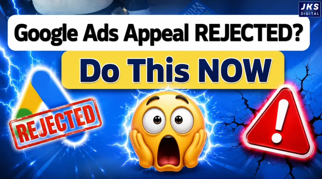 Google Ads Appeal Rejected in 2026? Here’s Exactly What to Do Next